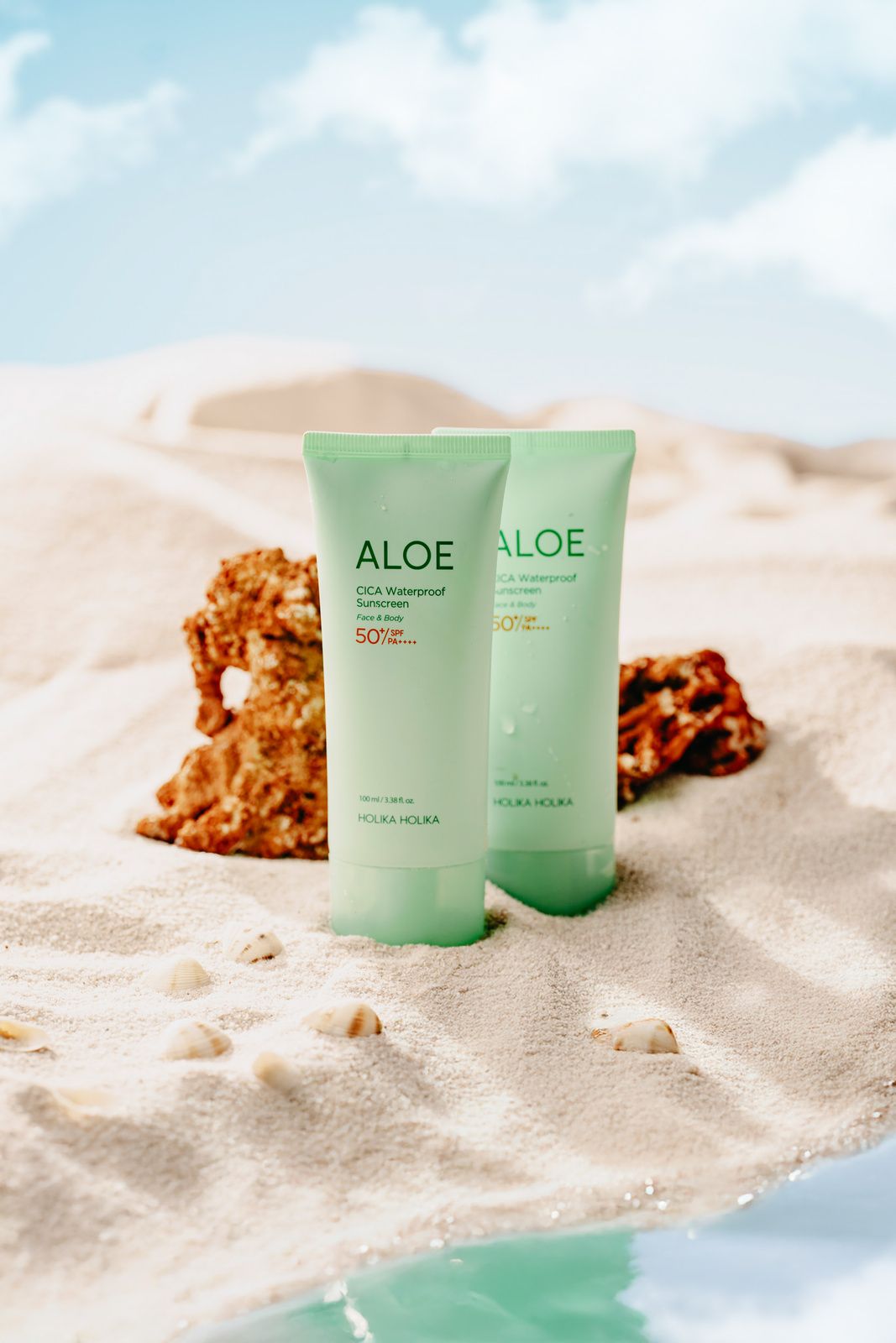 HOLIKA HOLIKA Aloe Cica Waterproof Sunscreen SPF50+ PA++++