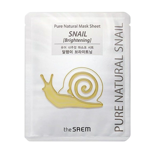THE SAEM Pure Natural Snail Brightening Mask Sheet