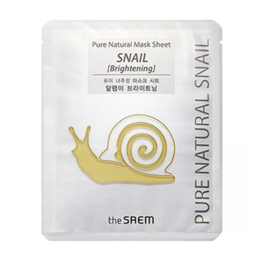 THE SAEM Pure Natural Snail Brightening Mask Sheet