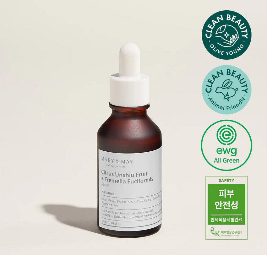 MARY&MAY Citrus Unshiu + Tremella Fuciformis Serum 30ml