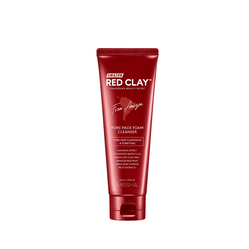 MISSHA Amazon Red Clay Pore Pack Foam Cleanser