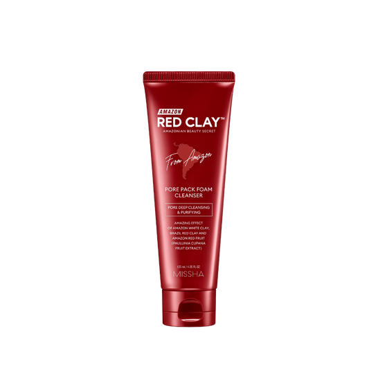 MISSHA Amazon Red Clay Pore Pack Foam Cleanser