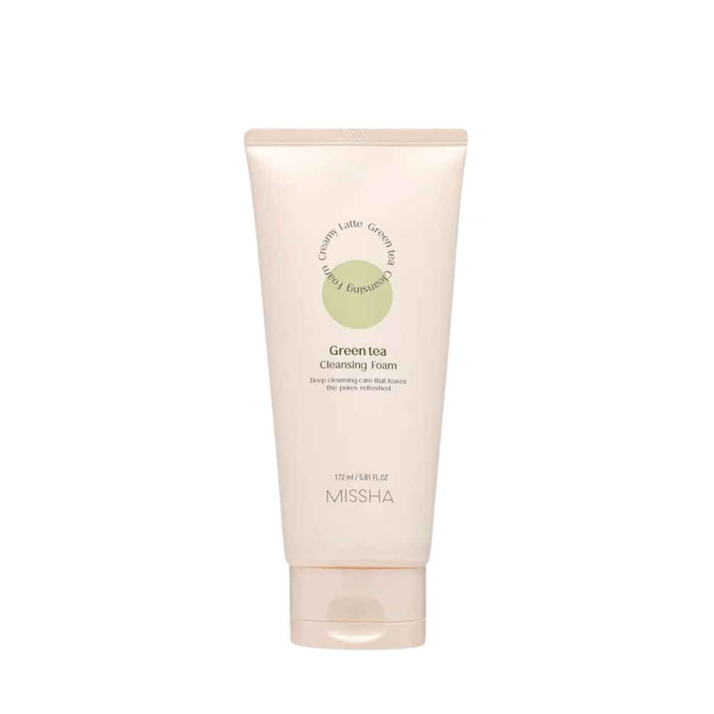 MISSHA Creamy Latte Cleansing Foam Green Tea