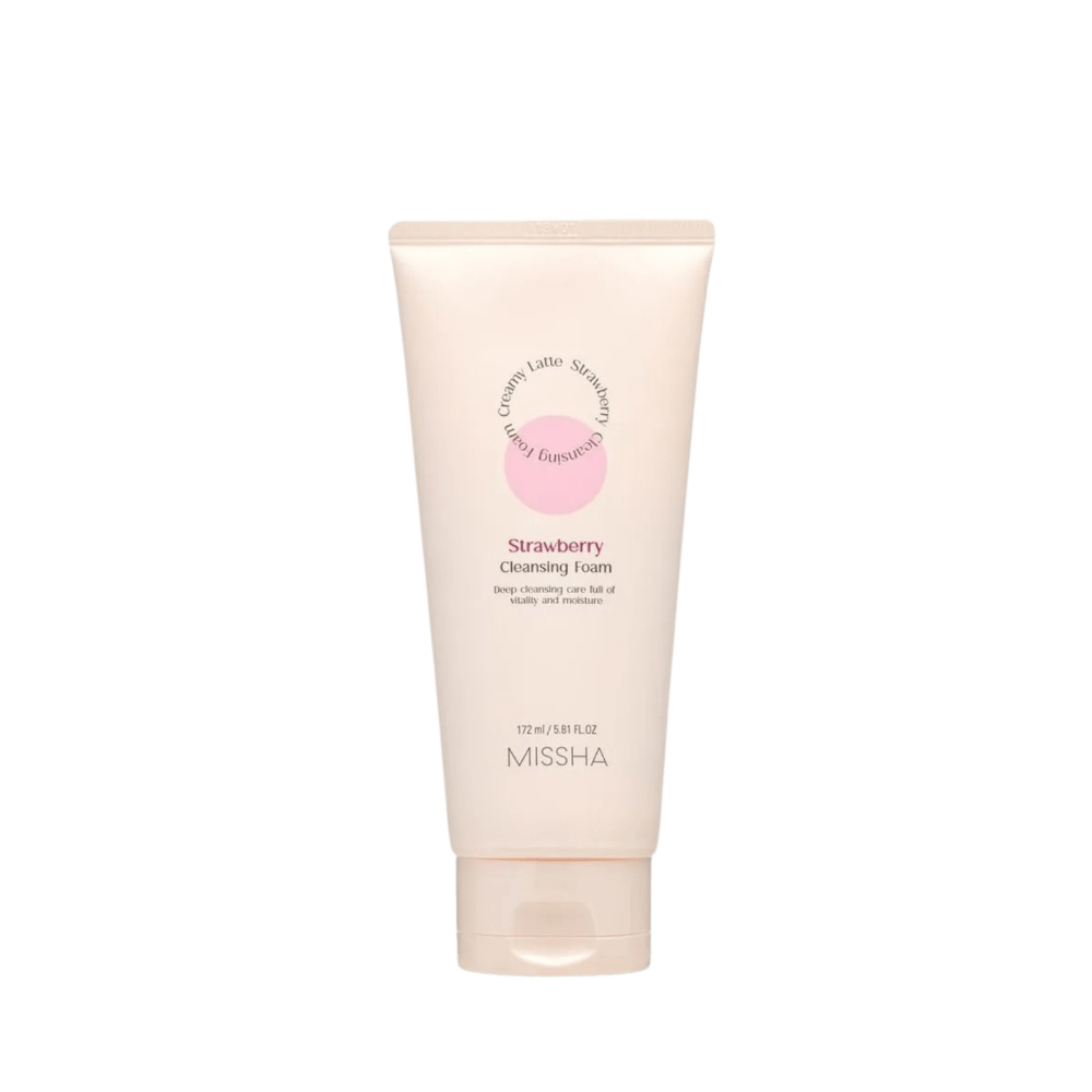 MISSHA Creamy Latte Cleansing Foam Strawberry