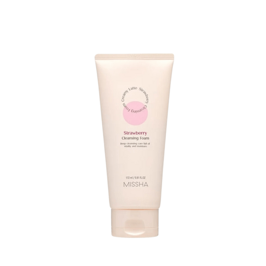 MISSHA Creamy Latte Cleansing Foam Strawberry
