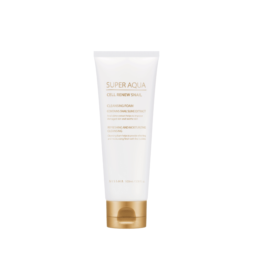 MISSHA Super Aqua Cell Renew Snail Cleansing Foam