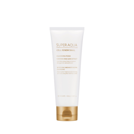 MISSHA Super Aqua Cell Renew Snail Cleansing Foam
