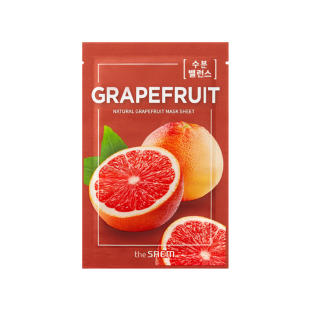 THE SAEM Natural Grapefruit Mask Sheet
